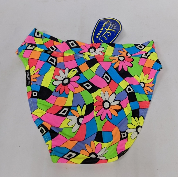 90's style Sunsets V Waist Bikini Bottom, V Waist, Retro, New Old Stock, medium - Picture 6 of 8